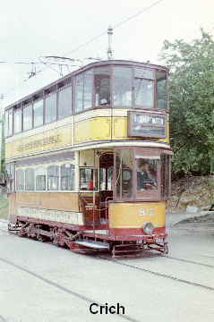 Tram at Crich