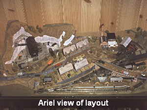 Ariel view of layout