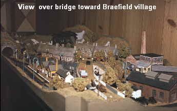 View over bridge toward Braefield  village
